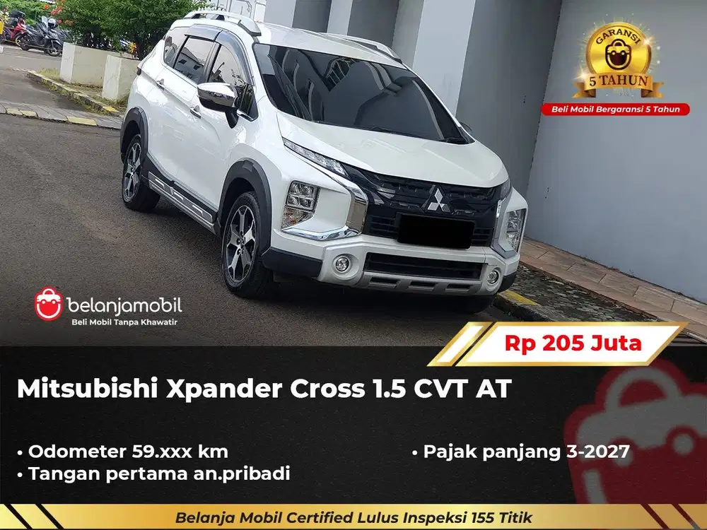 [ PAJAK PANJANG ] Mitsubishi Xpander Cross 1.5 CVT AT 2021/2022