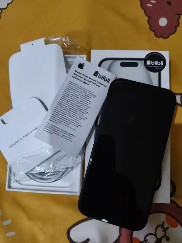 WTS IPHONE 15 BLACK 128 GB