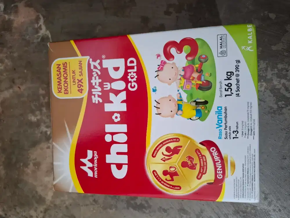 Kardus Bekas Susu Morinaga chil-kid 1,56 kg