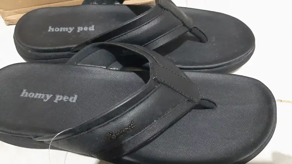sandal pria asli homy ped warna hitam no 42
