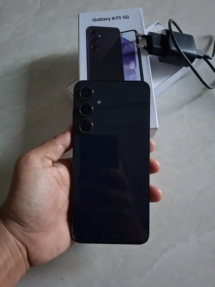 Samsung A55 ram 8/256 jaringan 5G fullset no minus