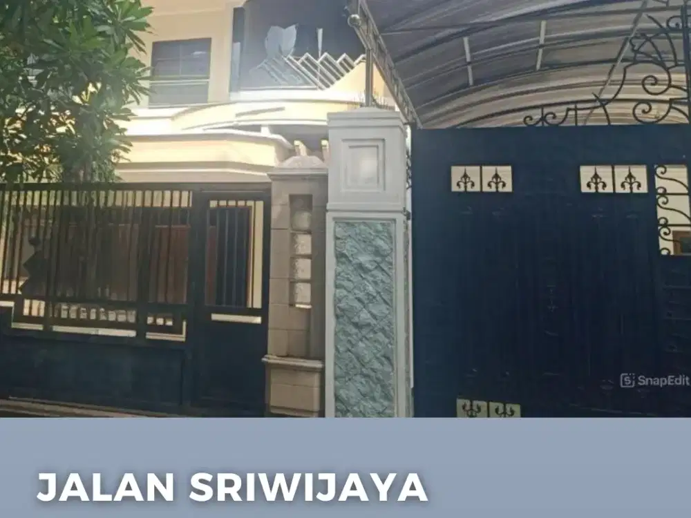 rumah 2 lantai lokasi di Sriwijaya PLN: 2200 VA x 4