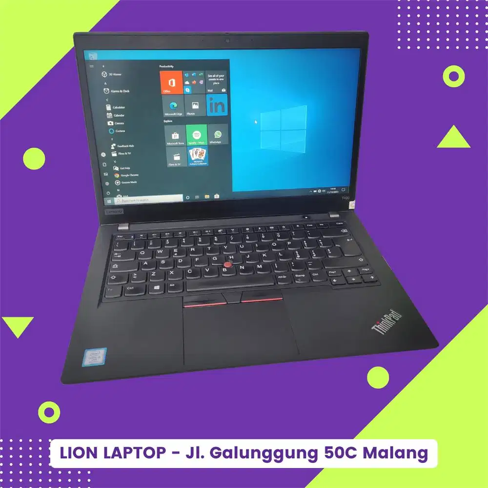 RAM 16GB i5 Gen 8 SSD 256GB Lenovo Thinkpad T490 [23|04]