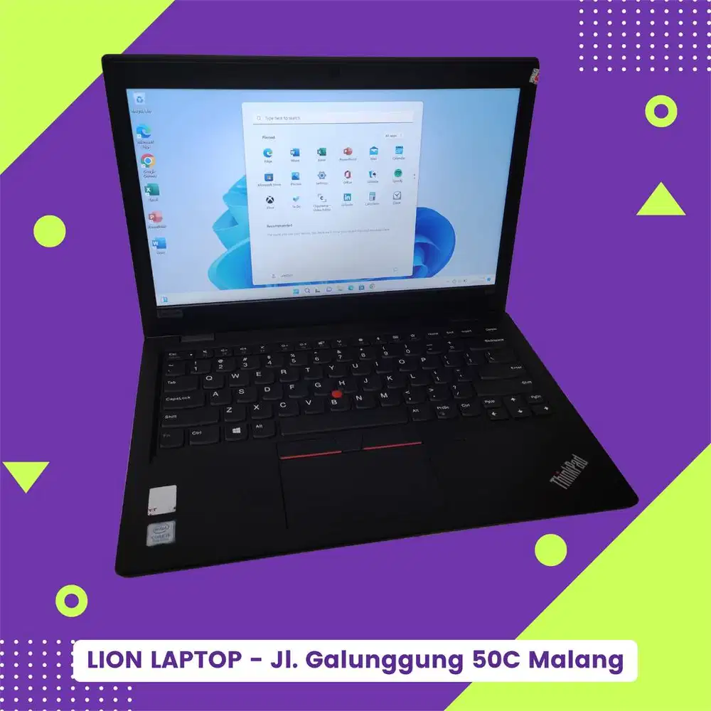 Core i5 Gen 8 RAM 8GB SSD 256GB Lenovo Thinkpad L390 [23|04]