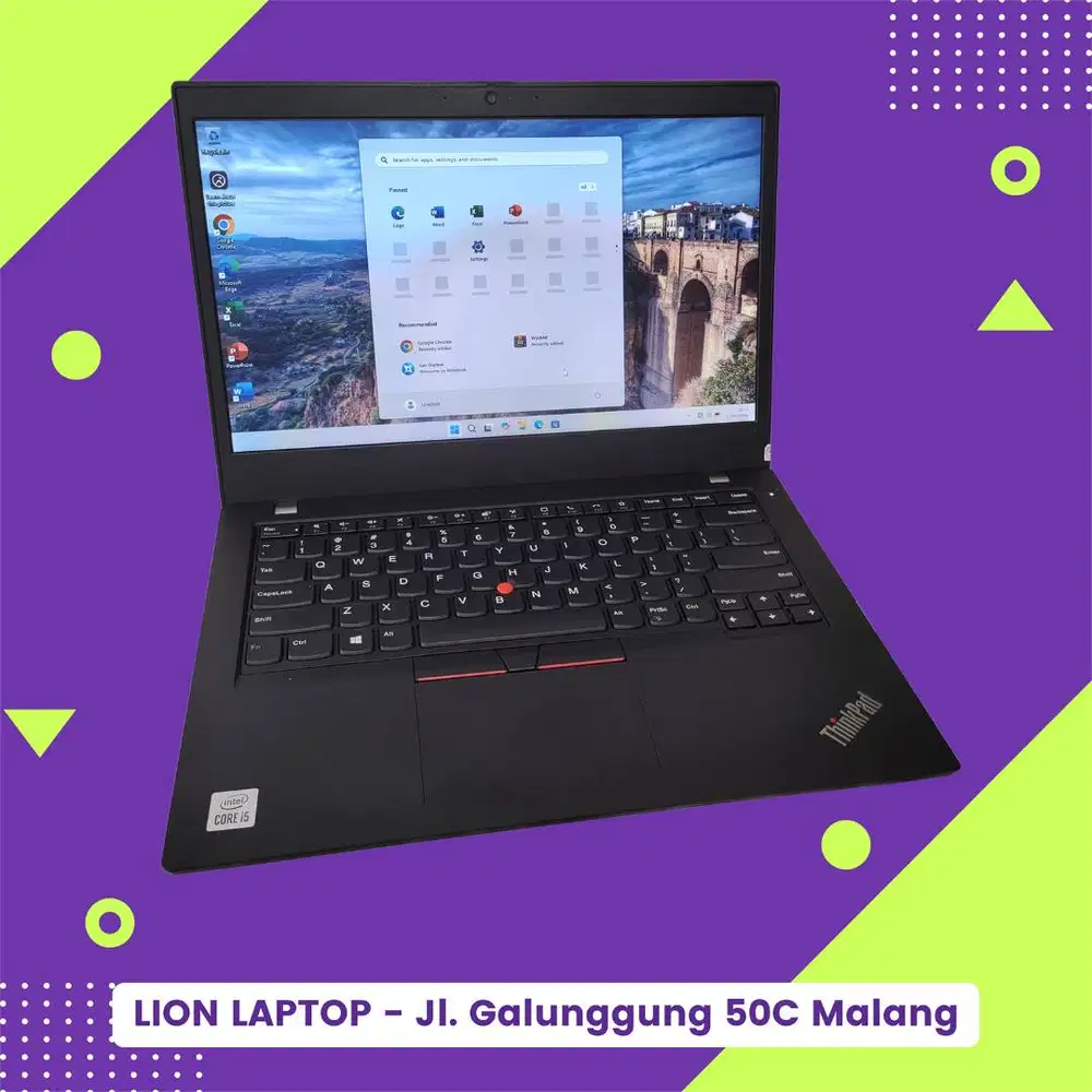 i5 Gen 10 Murah RAM 8GB SSD 256GB Lenovo Thinkpad L14 [23|04]