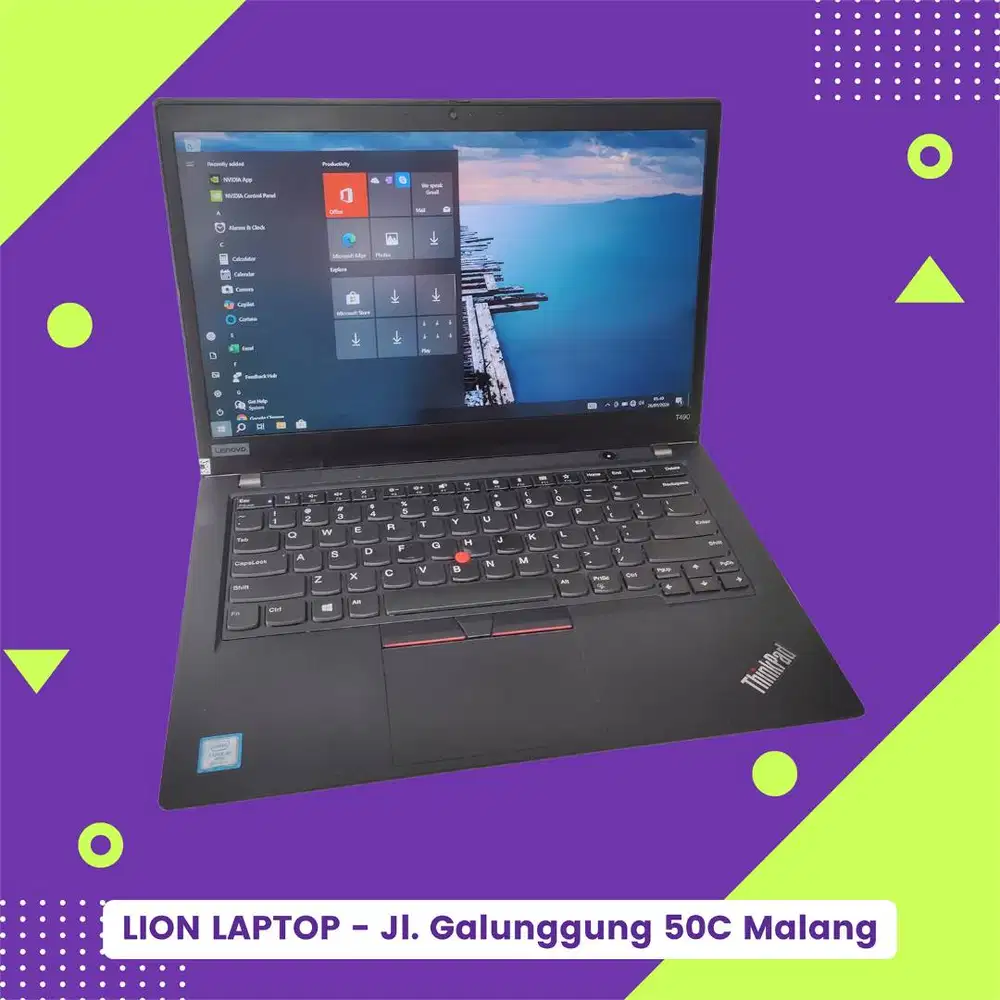 Double VGA NVIDIA Core i5 8/256 Slim Lenovo Thinkpad T490 [23|04]