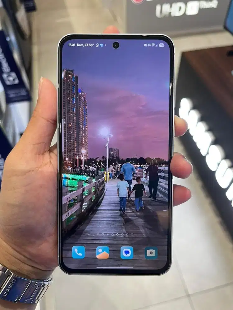 Samsung A55 ice blue