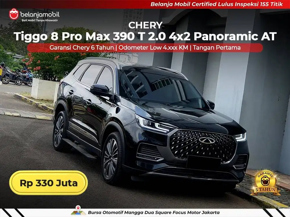 [ LOW KM 4RB ] Chery Tiggo 8 Promax Pro Max 390 T 2.0 4x2 AT 2024/2025