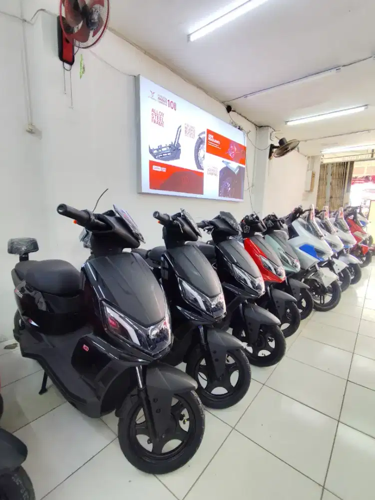 SEPEDA LISTRIK & MOTOR LISTRIK UWINFLY, BERGARANSI 10THN, CICILAN DP0%