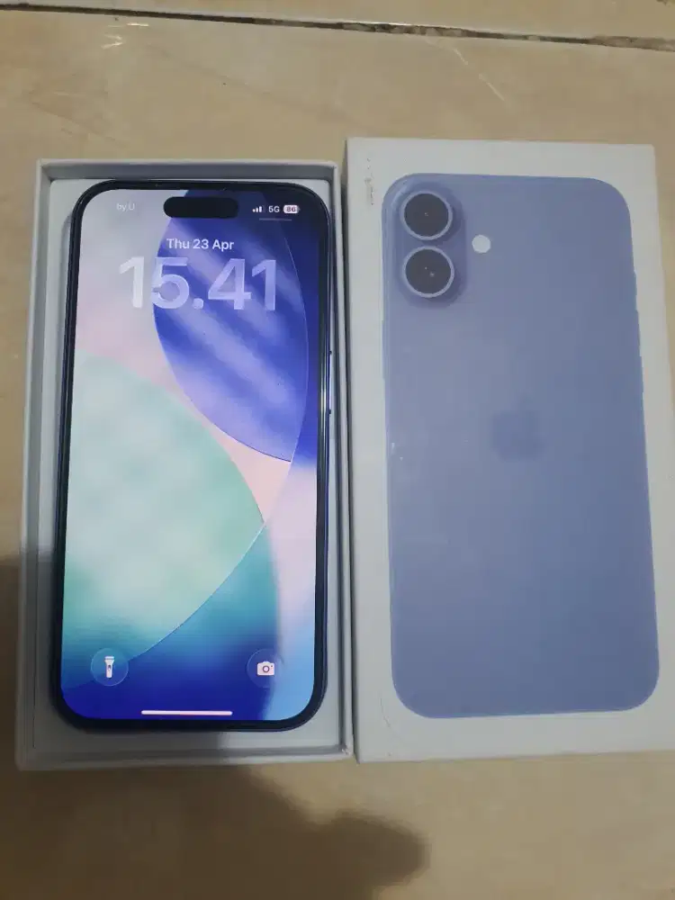 Iphone 16 128gb ultramarine all operator siap pakai