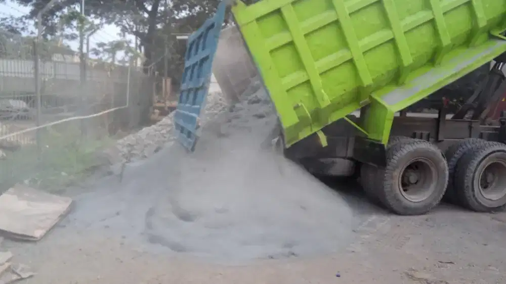 Abu batu merah limestone batu belah kali sirdam batu makadam split