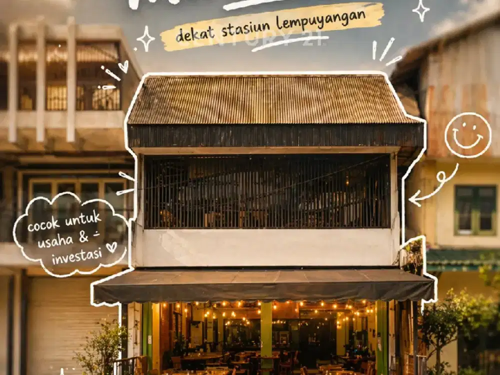 Ruko 2 Lantai Dekat Flyover Lempuyangan Cocok Untuk Bisnis