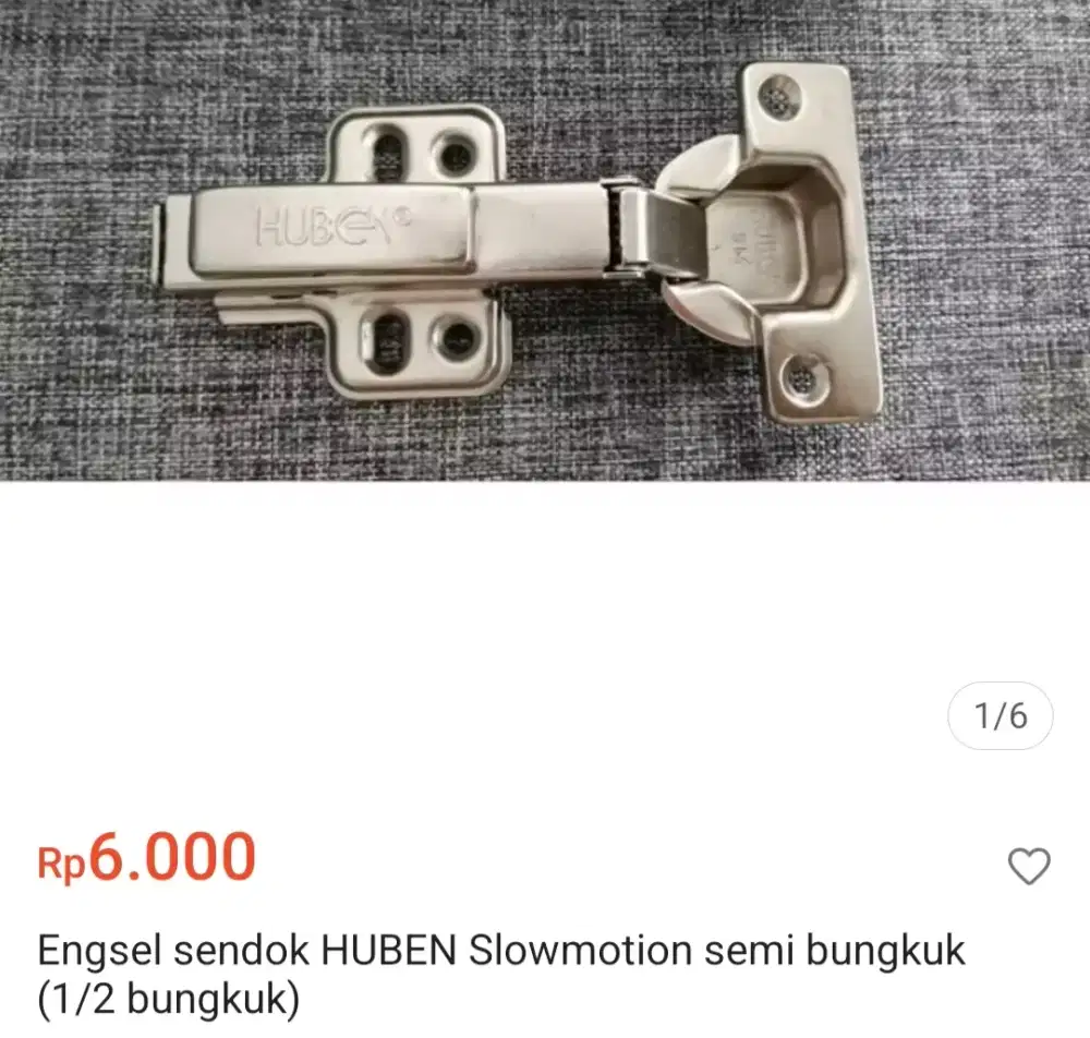 Engsel sendok HUBEN semi bungkuk (slow motion)