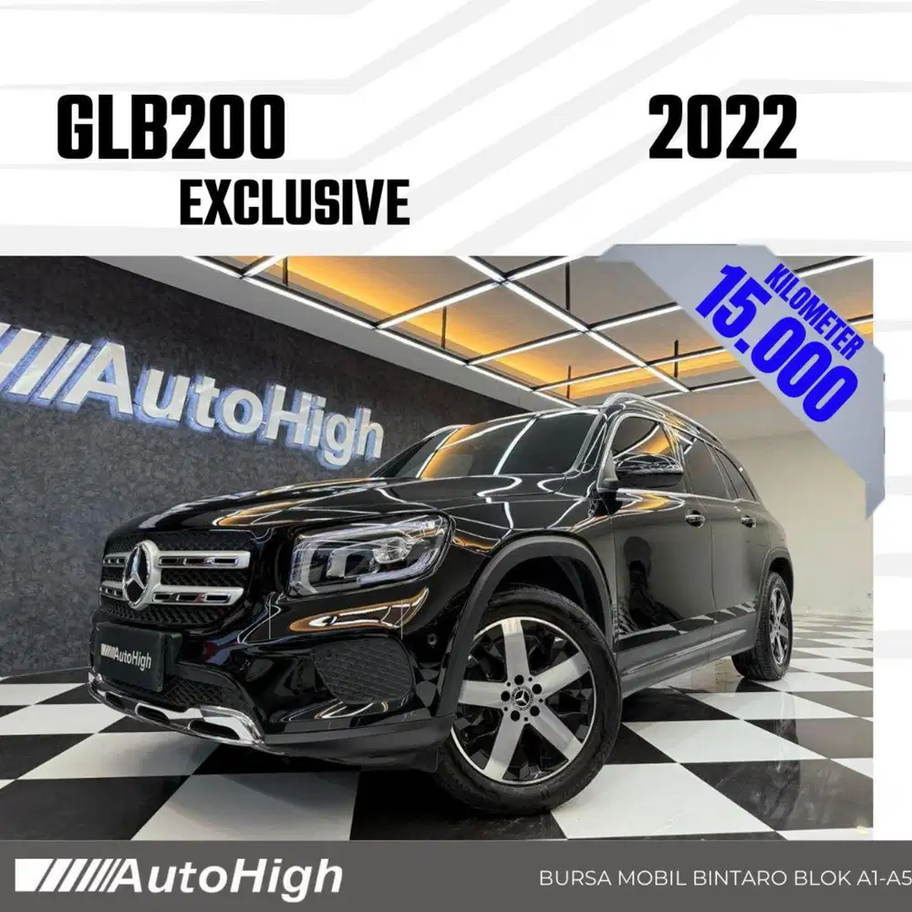 DP10% [Km15.000] GLB200 2022 Black / GLB 200 Reg 2023 #AUTOHIGH
