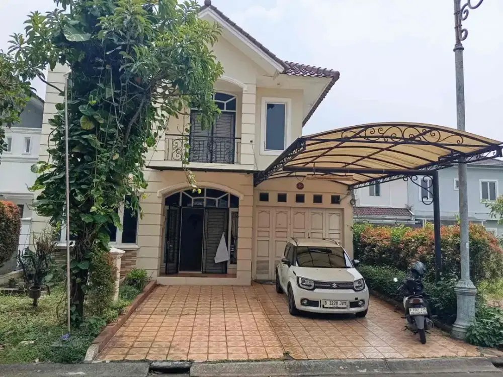 RUMAH CANTIK SEMI FURNISHED DI BEVERLY HILLS GOLF LIPPO KARAWACI