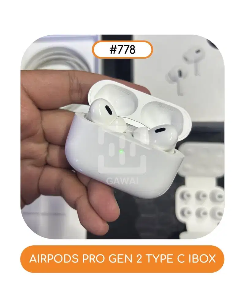 #778 Airpods Pro Gen 2 Type C Ibox Garansi 03 June 2026
