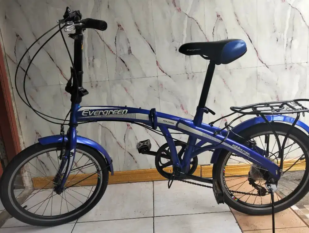 Sepeda lipet Evergreen siap pakai Cijantung Jakarta Timur