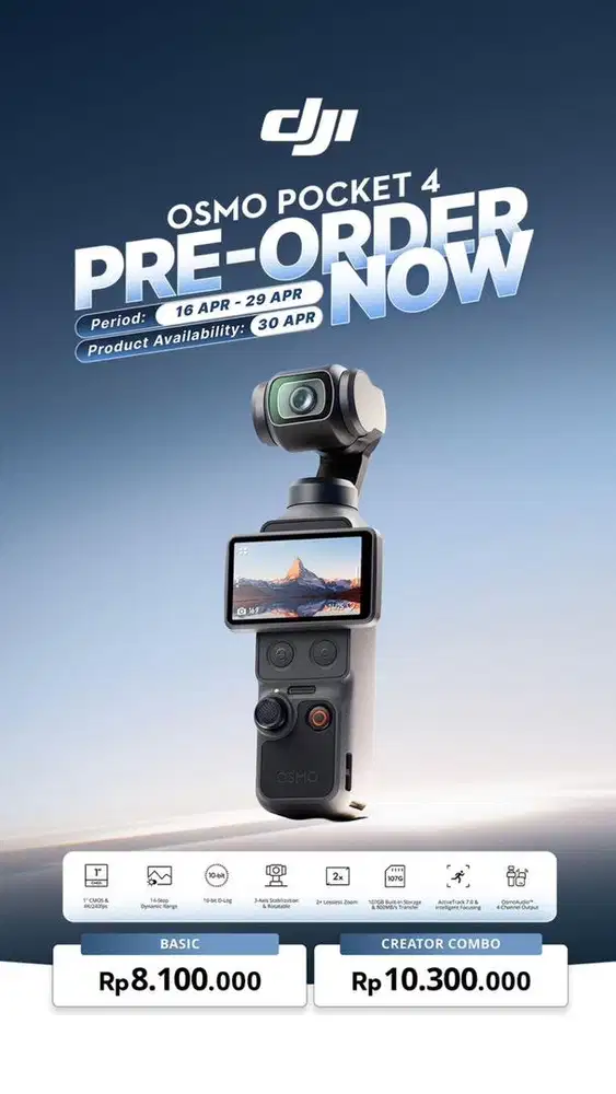 Open PO DJI Pocket 4