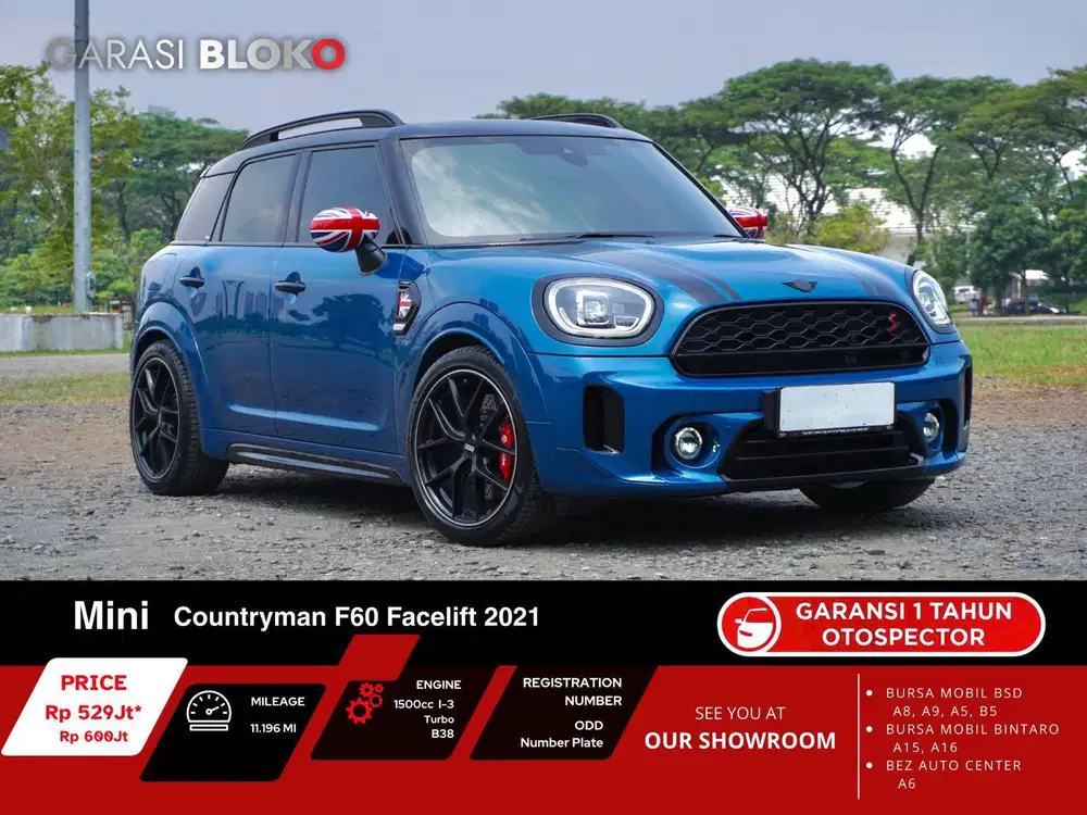 (Odo 11rb Warranty ON) Mini Cooper  Countryman F60 2021