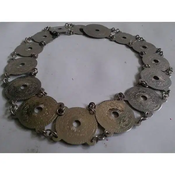 Vintage belt buckle / Sabuk / ikat pinggang cina peranakan motif Bunga