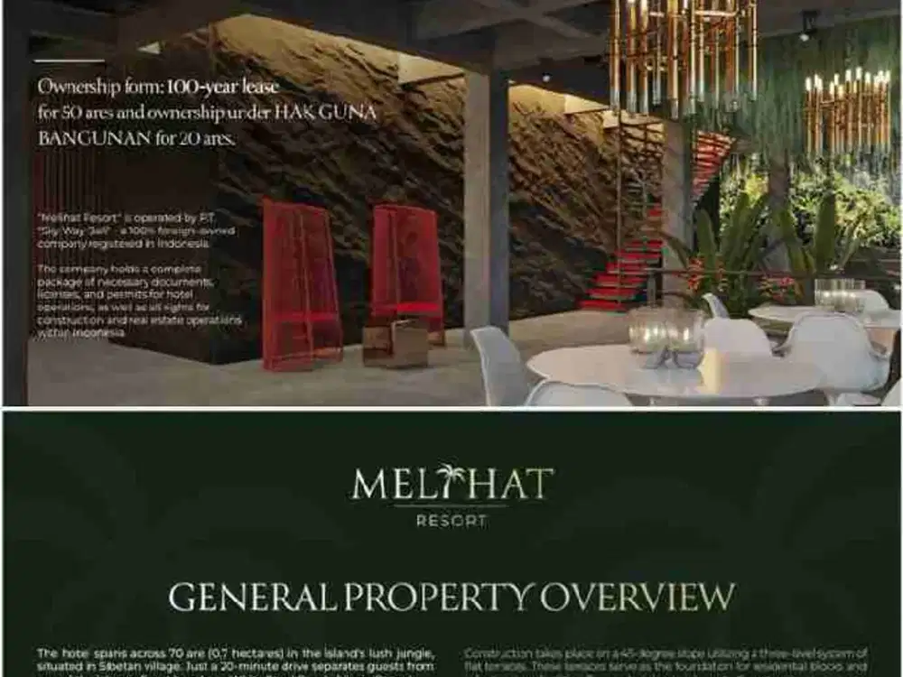 The Melihat Hotel Complex is for Sale
