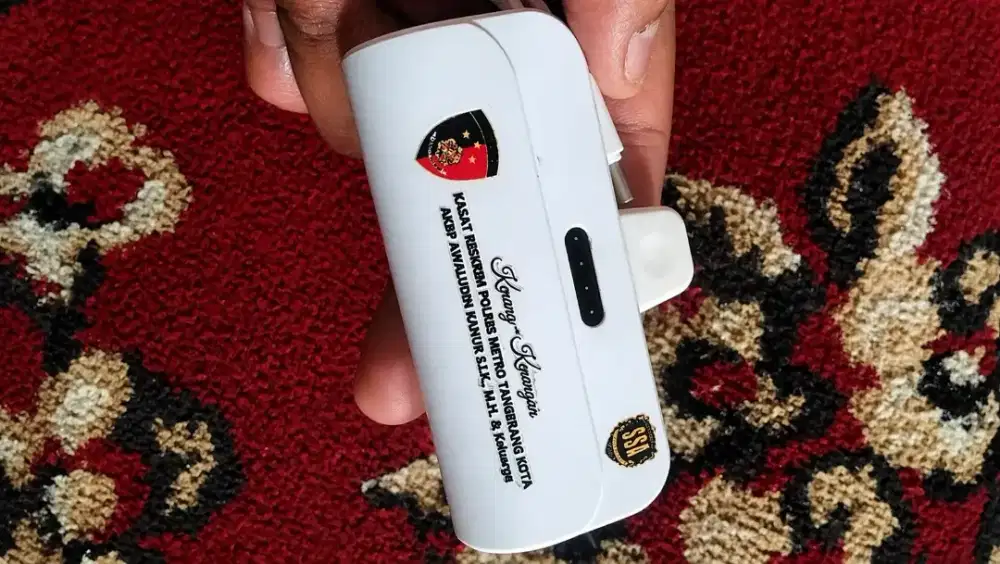 Powerbank 5000mAh Custom Kenang-Kenangan Reserse Polri
