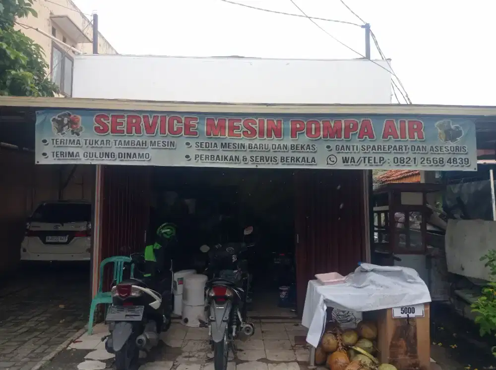 Mesin air Sanyo dan satelit