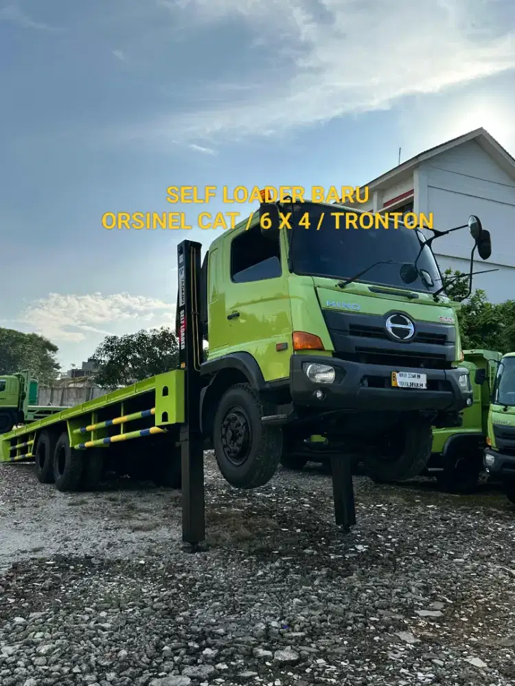 HINO LOHAN FM260JW ASLI LONG SELF LOADER 6X4 TRONTON ISTIMEWA SEKALI