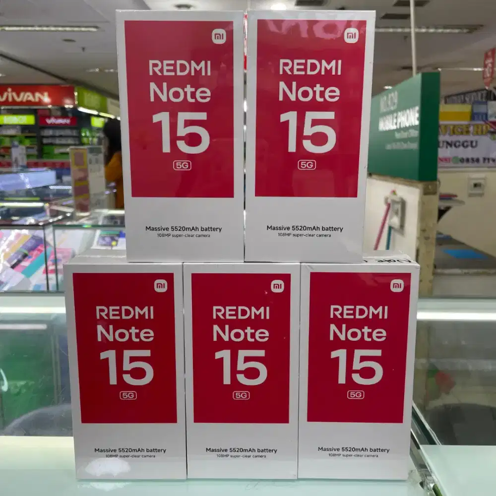 Xiaomi Redmi Note 15 5G ram 12gb/512gb baru garansi resmi harga Promo