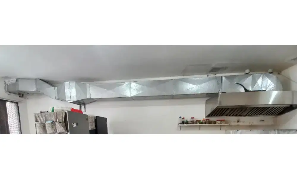 Exhaust Hood Stainless Lengkap
