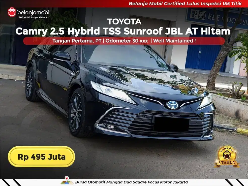 [ TANGAN PERTAMA ] Toyota Camry 2.5 Hybrid TSS Sunroof JBL 2023/2024
