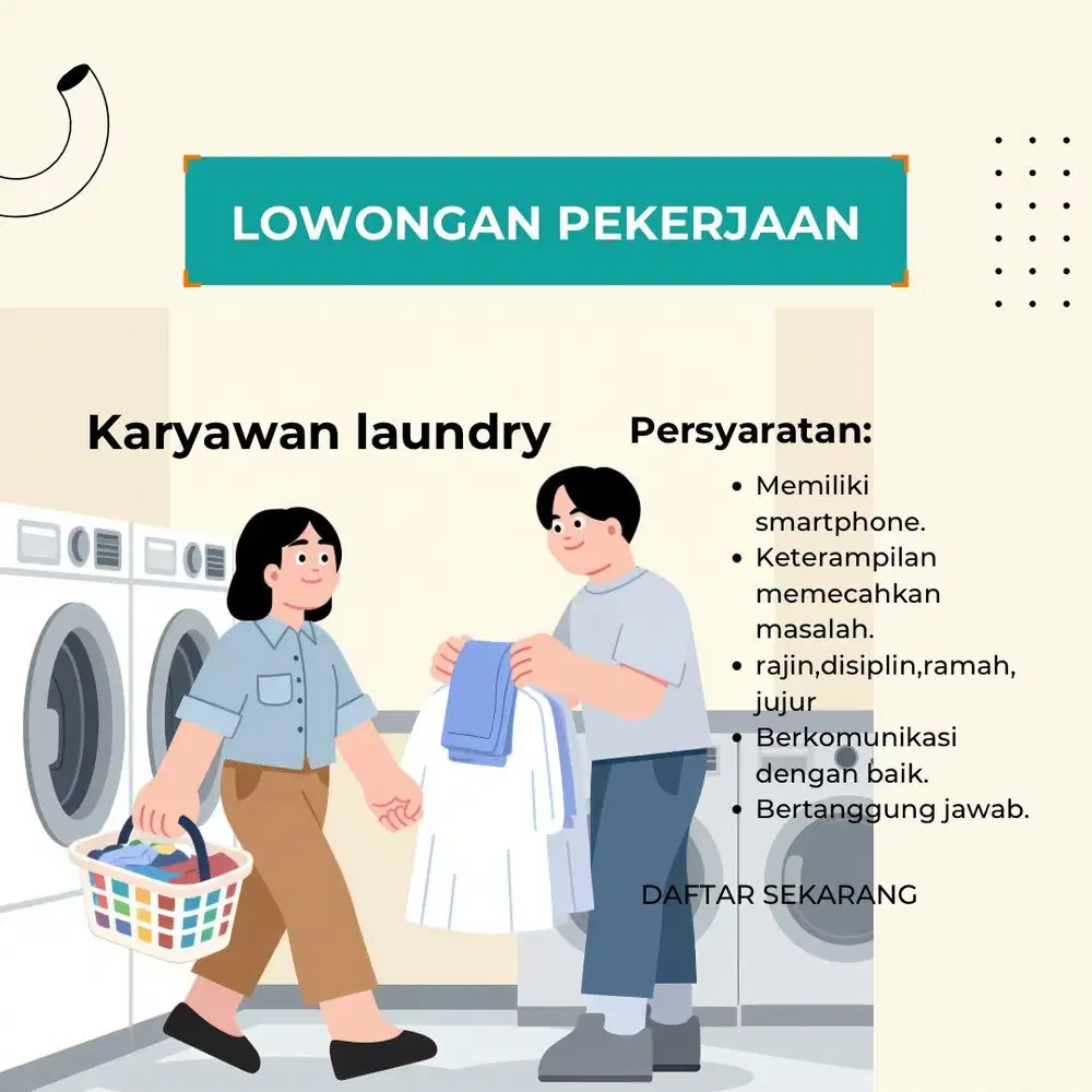 Loker karyawan laundry