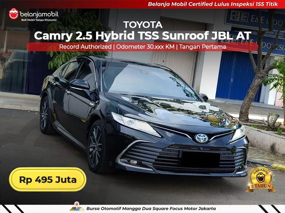 [ TANGAN PERTAMA ] Toyota Camry 2.5 Hybrid TSS Sunroof JBL 2023 2024