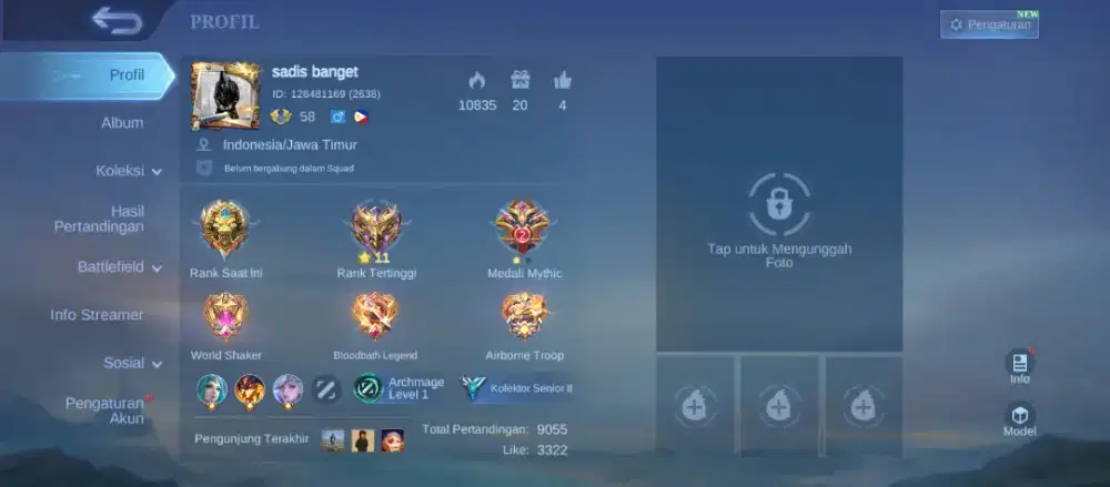 AKUN ML MURAH MERIAH NEGO