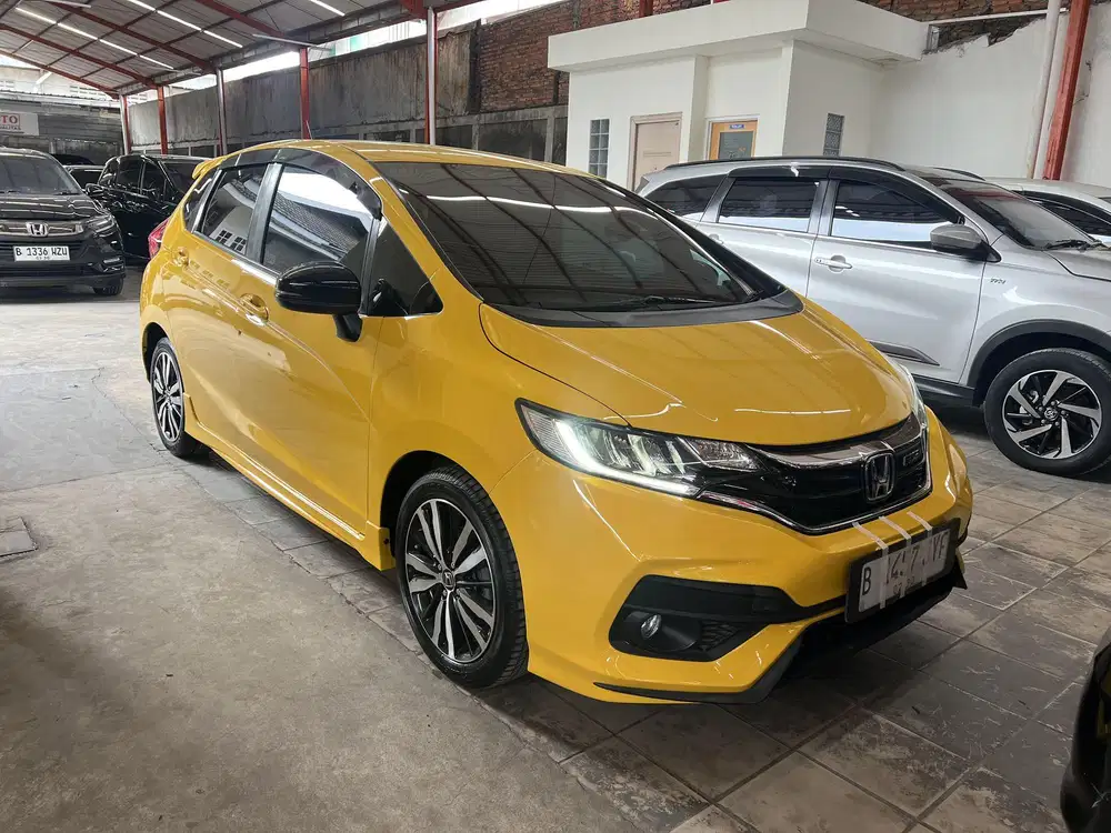 Honda Jazz RS CVT AT MATIC 2019 Kuning Km60rban Kondisi siap pakai