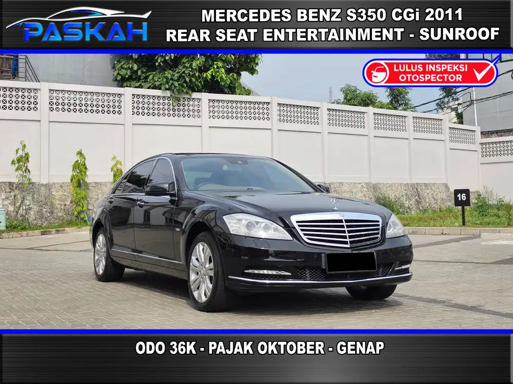 Mercedes Benz S350 V6 CGI RSE 2011 CGi antik Odo=35k Tax=OKTOBER Genap