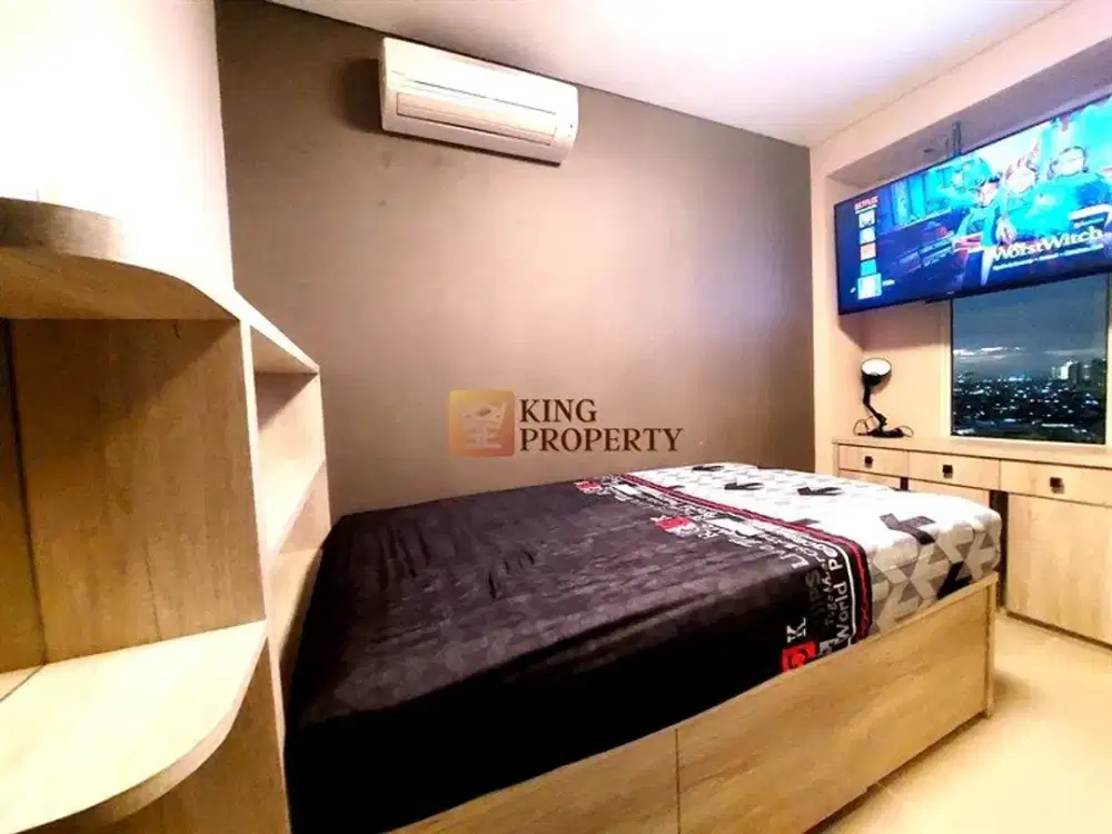 Dekat Kampus, Office Tower dan Mall, Disewa Studio Madison Park Furnished Interior Bagus, Fasilitas Kolam Renang, Gym, Billiard, Sky Garden.