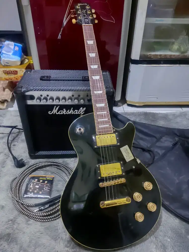 Gibson Les Paul Custom + Marshall