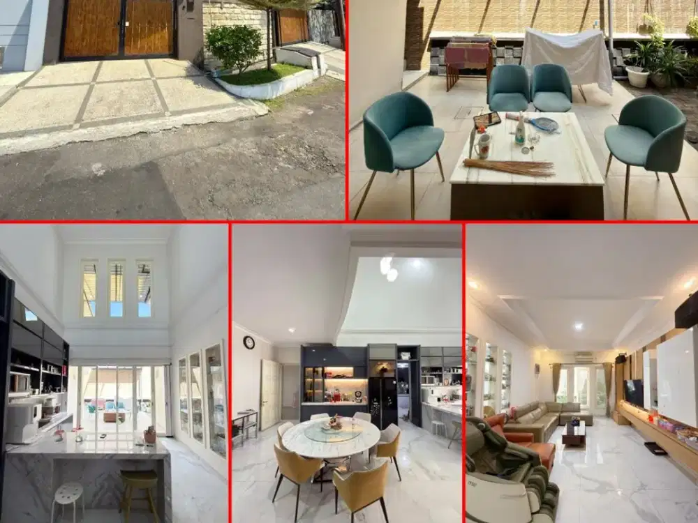 PREMIUM HOUSE SUPER MEWAH MODERN MINIMALIS 2 LT FULL FURNISH INTERIOR