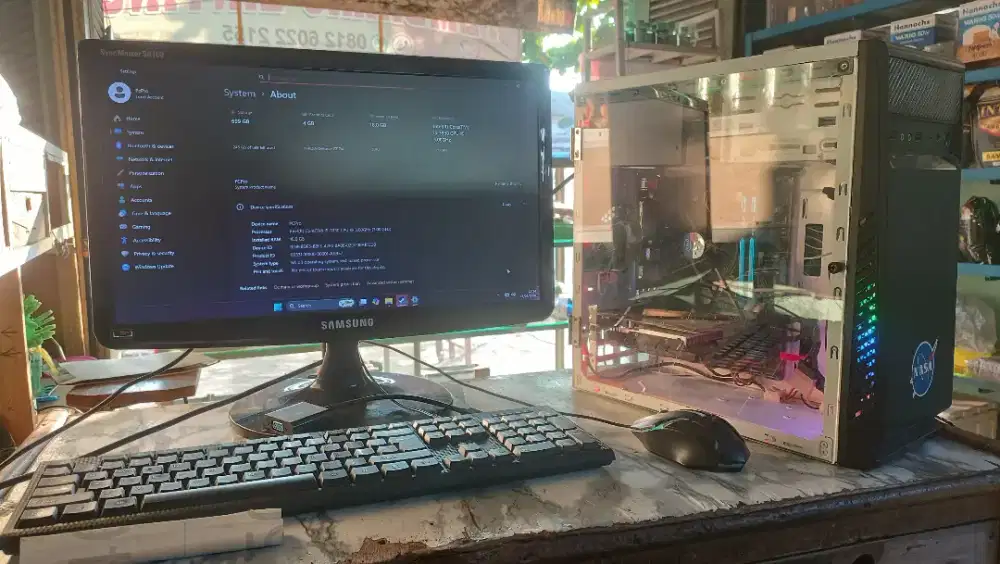 PC i5 Set Lengkap 16gb Nvidia