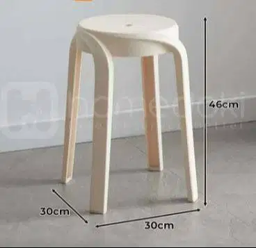 Kursi Makan / Kursi Plastik / Kursi Bulat Minimalis / Kursi Plastik /