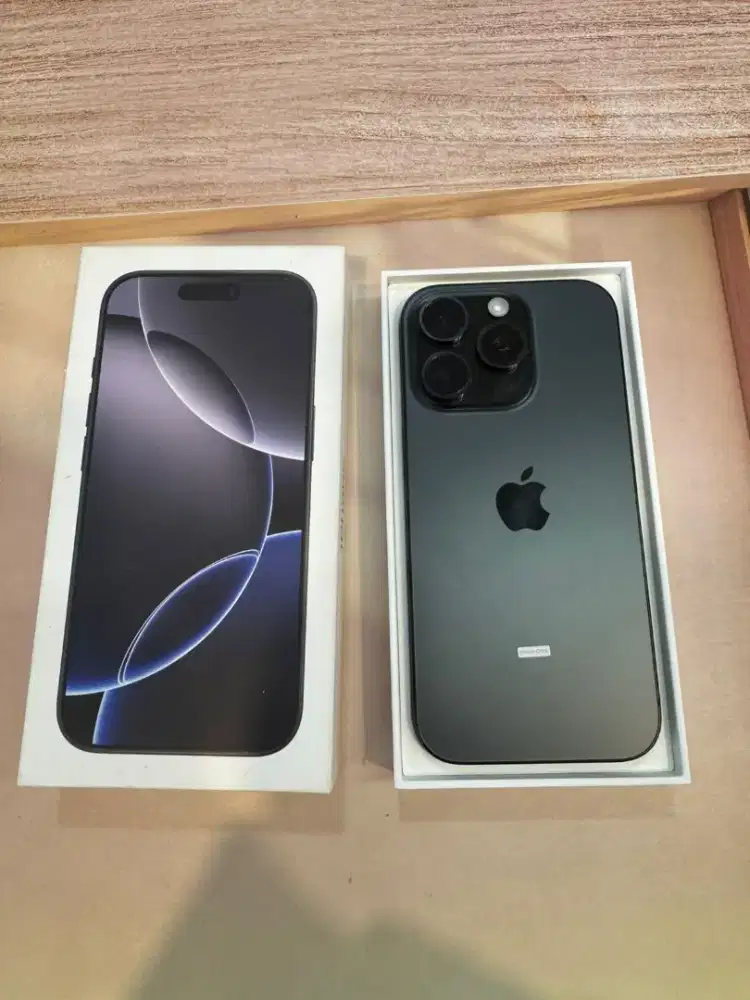 iPhone 16 Pro 128GB Black Garansi iBox 21/06/26 BH 96%