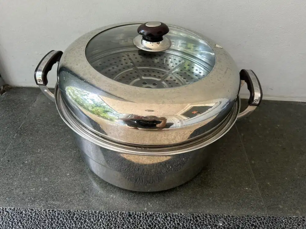 Kukusan 3 susun 35 cm stainless