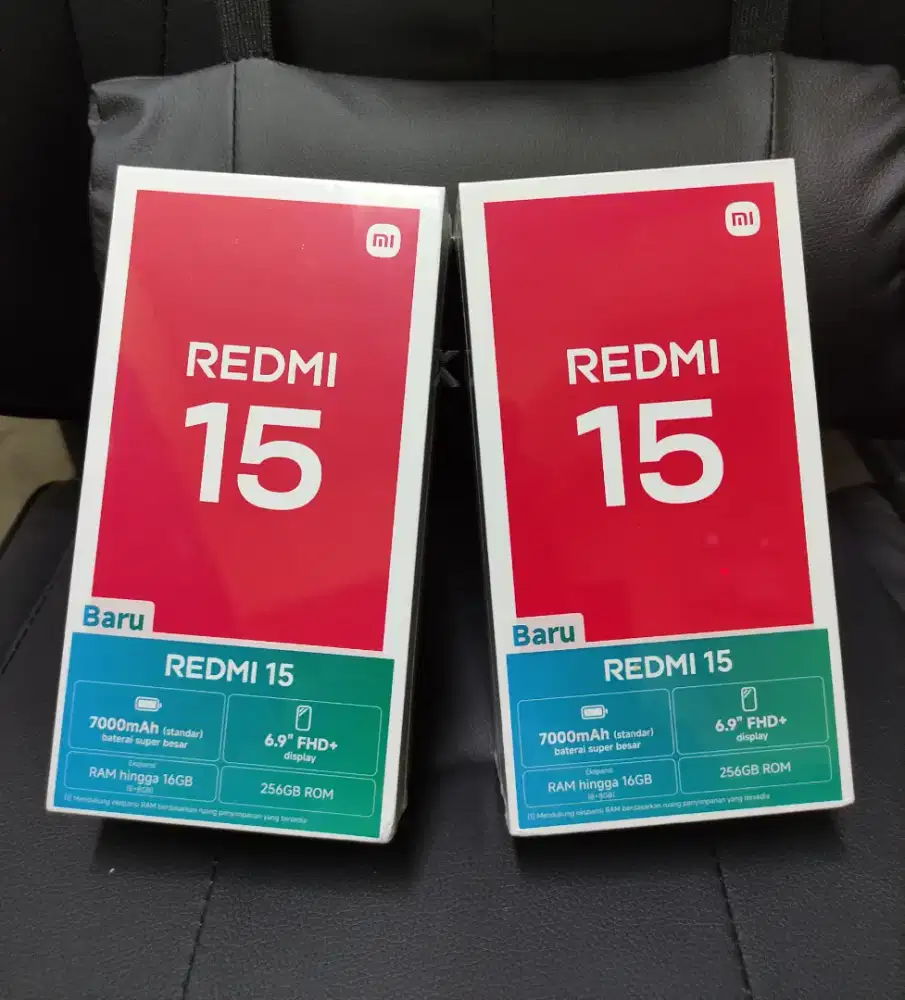Redmi 15 8/256 midnight black & sandy purple Garansi resmi