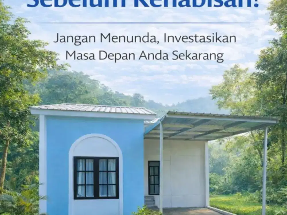 Cuma 900K/Bulan! Rumah Nyaman Harga Bersahabat