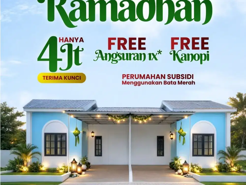 Rumah Subsidi Kualitas Nomor Satu Harga Merakyat