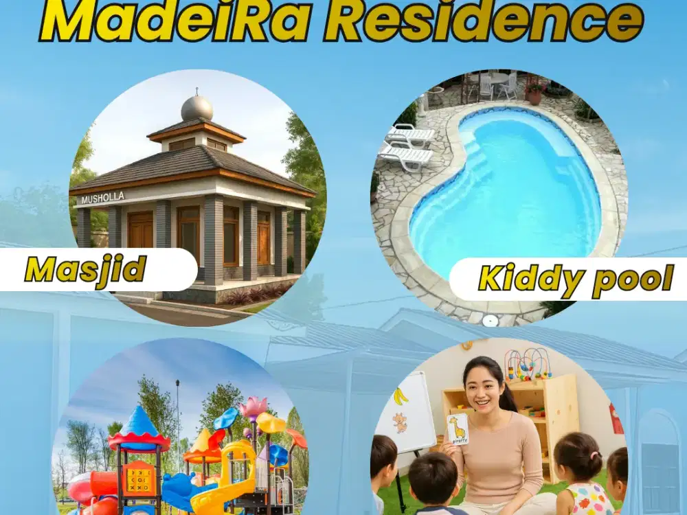 Nikmati hunian modern dengan fasilitas lengkap dalam satu kawasan, dirancang untuk kenyamanan seluruh keluarga.