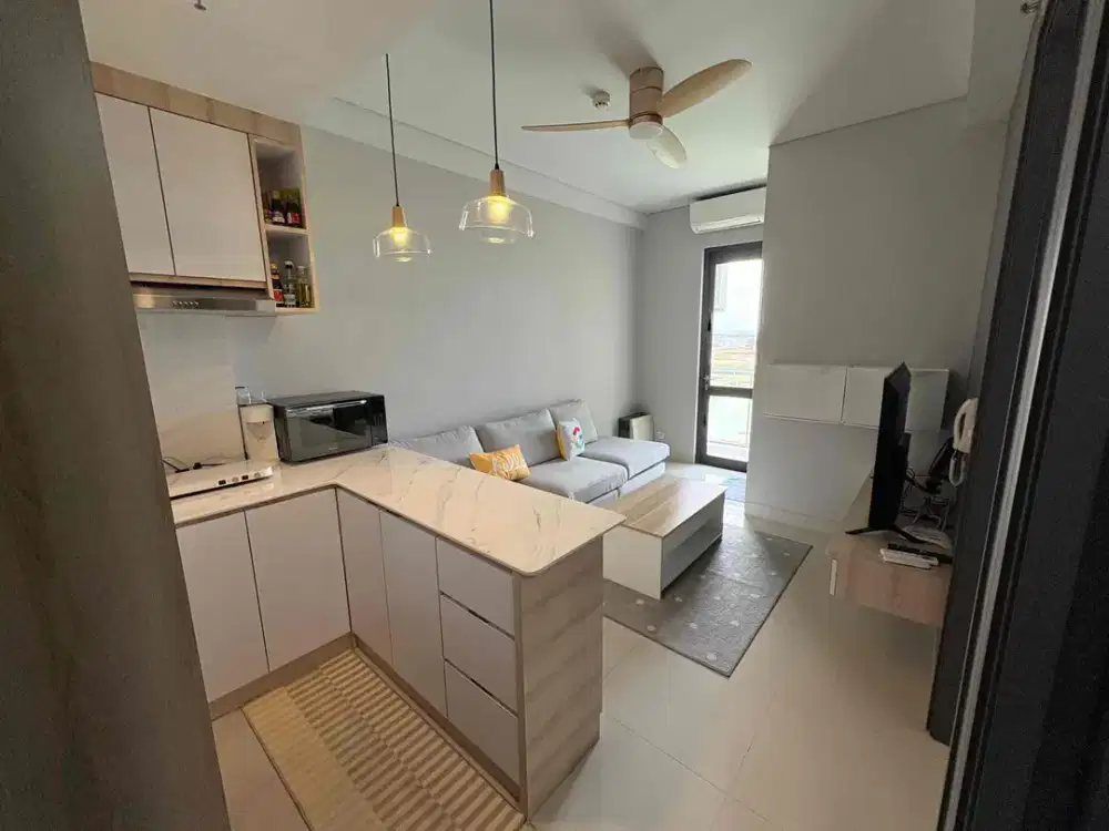 DIJUAL APARTEMEN ONE RESIDENCE BATAM CENTER 2 BEDROOM FULL FURNISH SEAVIEW