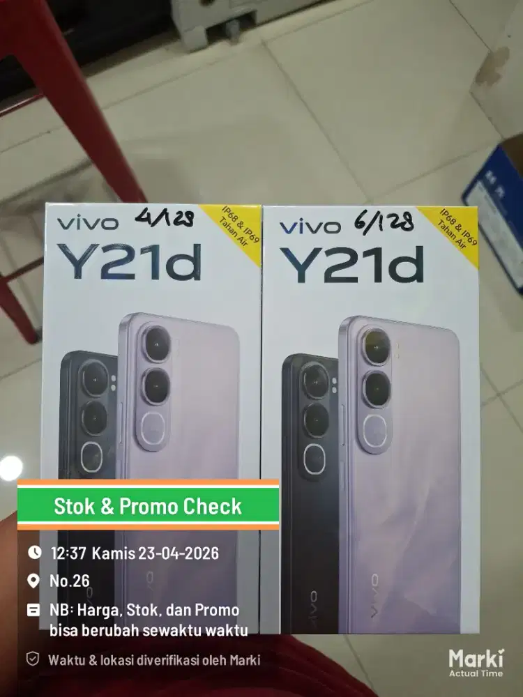 NEW VIVO Y21D SERIES. SEGEL GARANSI RESMI. PROMO CASHBACK