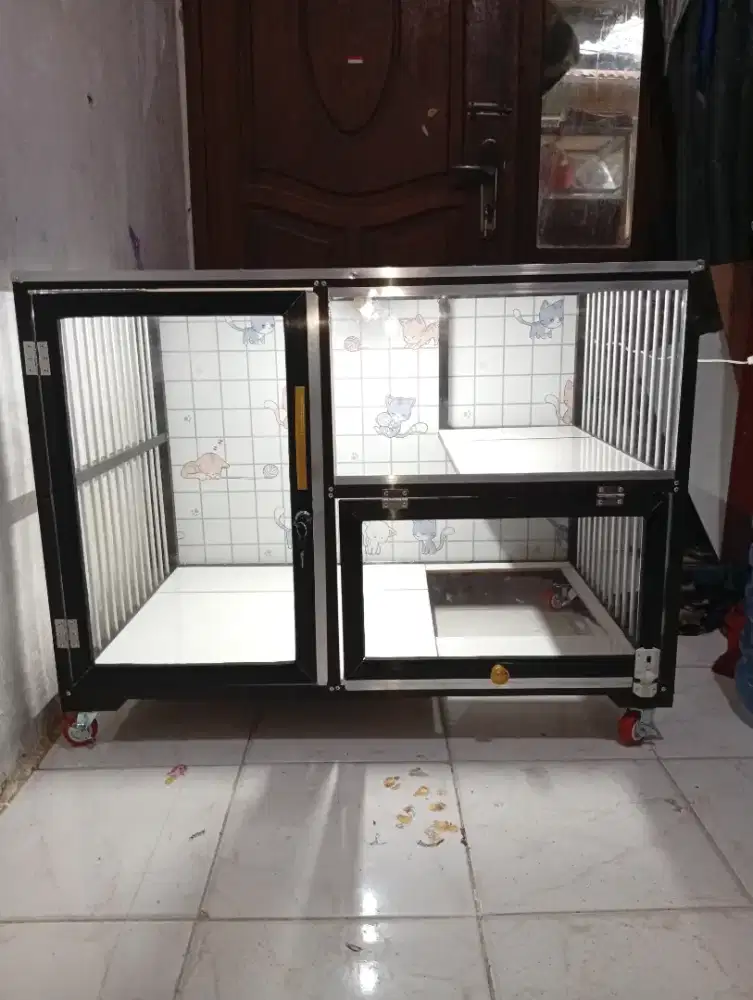 Kandang kucing alumunium